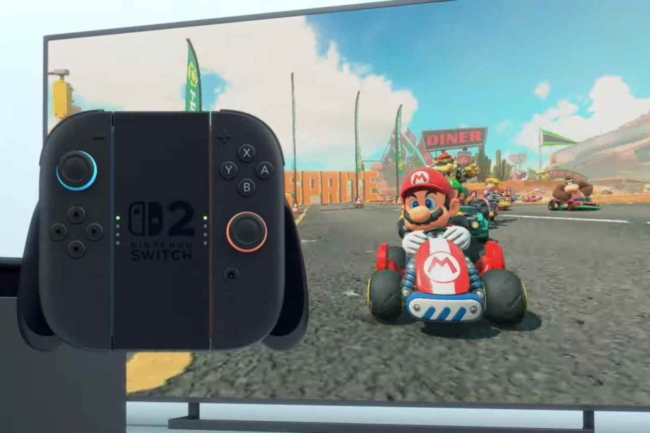 Nintendo Switch 2 Mario Kart com 24 jogadores e novo Donkey Kong
